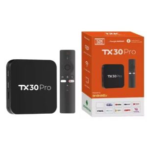 TX30 Pro 12k Resolution Voice Control 16GB RAM 256GB ROM Android TV Box - 3 Months Warranty